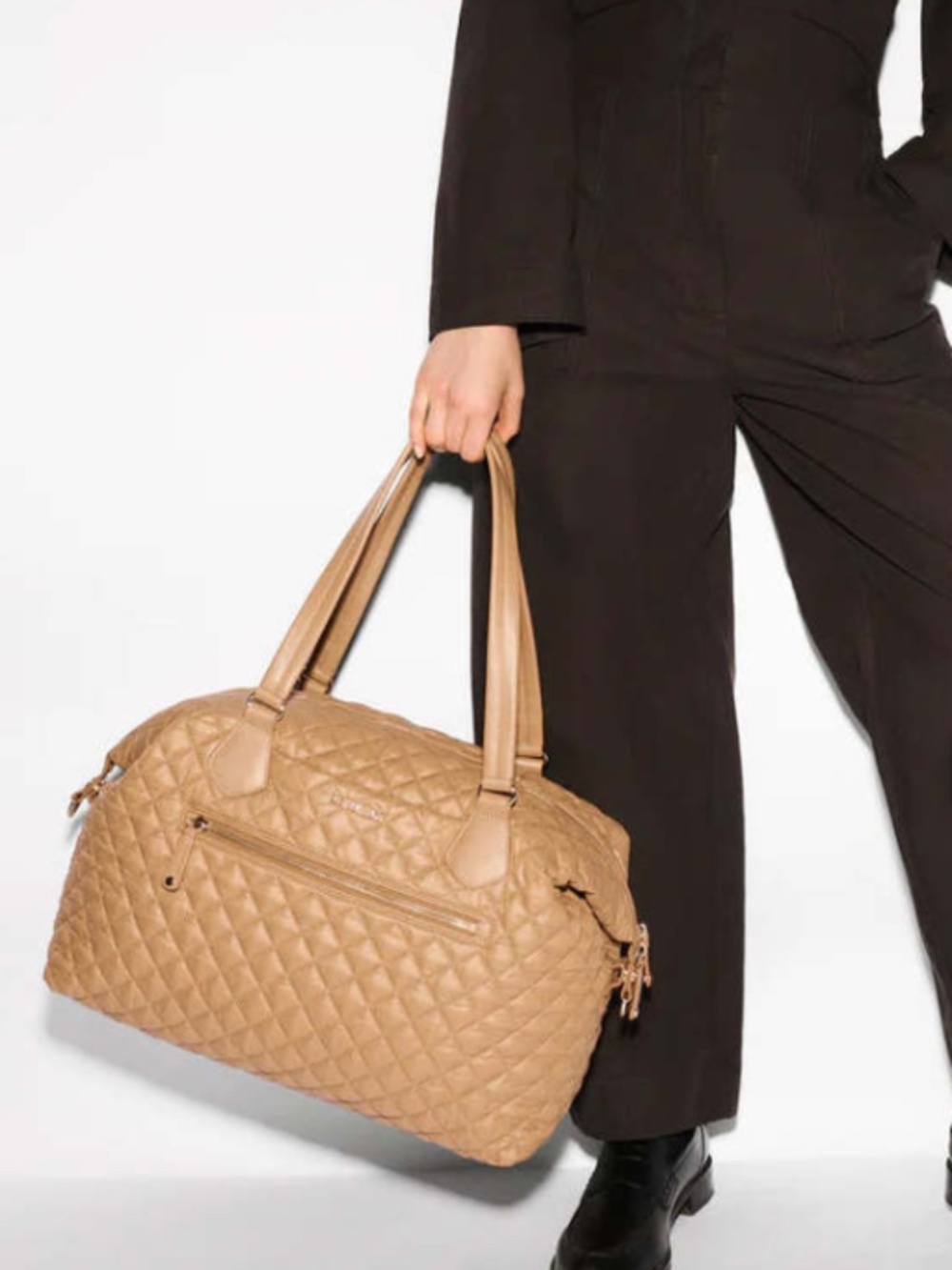 MZ WALLACE NWT CARAMEL CROSBY GETAWAY